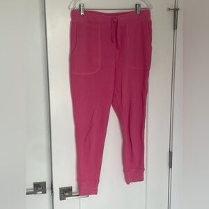 Jcrew Cotton Pink Thermal Drawstring Pants Size Small
